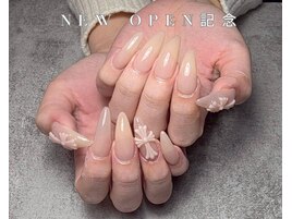 ツイードネイルフレンチネイル