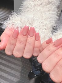 ピンクグラデーションネイル