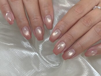 Best Nail 銀座店【ワンホンネイル・スカルプ・パラジェル・上品ジェルネイル】/マグネット+グラテーション