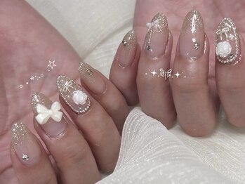 ユジャスタイル 中井町店(Yooja style)/キラキラフラッシュグラデ