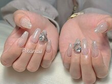 ピカネイル 上野 御徒町(Pika Nail)/フラッシュｘシルバーｘパーツ