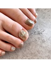 チュチュアチュチュ(chuchu a chuchu)/foot nail &nbsp;smoky color+nuance