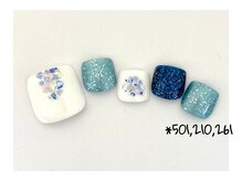 サンリッチ 恵比寿(Sunrich)/ラメ×シェルネイル