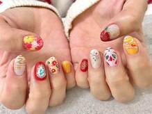 ティーエス ネイル ガーデン(T.S Nail Garden)/和柄ネイル