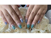 ルート(ROUTE)/ラメグラデーションネイル