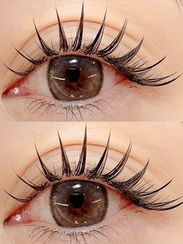 リフティ 小倉到津(Lifty)の写真/【目元にあったデザイン提案★】フラット/3Dラッシュでボリュ-ム感を足し常に可愛い目元に♪パリエクも◎