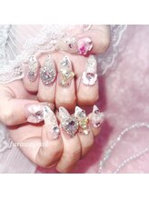ファラウェイネイル(Faraway nail)/ピンク量産型ネイル☆