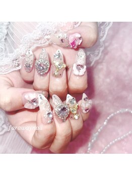 ファラウェイネイル(Faraway nail)/ピンク量産型ネイル☆