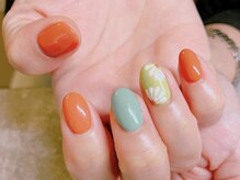 ファボ ネイル(FAV NAIL)/ワンカラーデザイン2本 ￥5,400