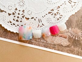 春フットネイル