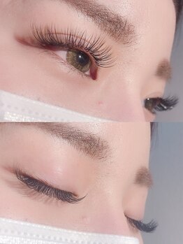ヘアーアンドアイラッシュ ビス 下曽根店(Bis!)の写真/お客様の目元に合わせたデザインにするため、カウンセリングに力をいれています！ニーズに沿ったご提案も◎