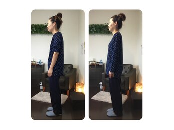 トリコ 鷲塚本店(TORIKO)/丸い背中もちゃんと伸びます。