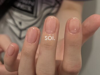ソワ(soi.)/clear nail