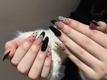 ナユキネイル 渋谷店(NA.YUKI NAIL)/秋冬ネイル エレガントデザイン