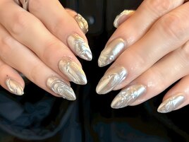 ミラーデザインネイル