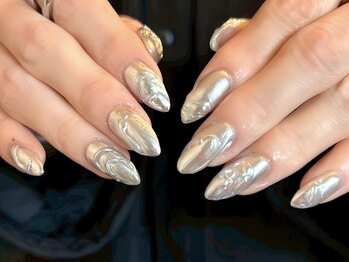 ジュエル(Jewel.)/ミラーデザインネイル