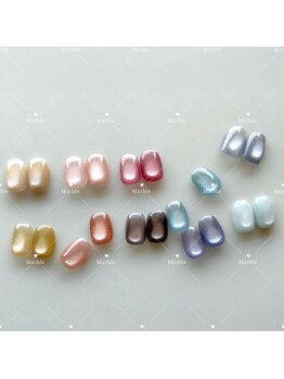 マーブル(Marble)の写真/どんなネイルにしたいか迷ったらマグネットネイル♪カラーを豊富に取り揃えております。
