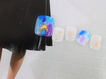 ネイルサロンセレーネ(Selene)/爽やかフットネイル☆