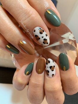 J nail◇ヒョウ柄ネイル