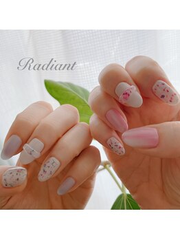 ラディアント 学芸大学(Radiant)/クリアアクセサリーネイル