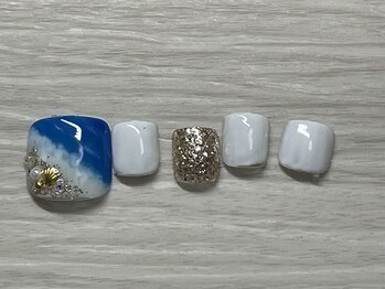 ココリル(cocorire)/フット定額ネイル 2023.7