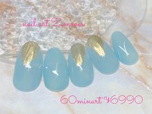 ネイルアート ジマー/60minart コース¥6990