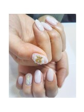 モコネイル(moco nail)/ワンカラー2本アート