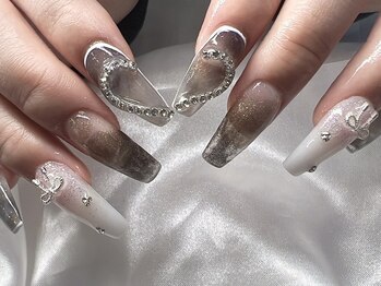 スカルプ＊4本アート