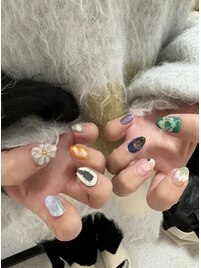 オシャレ個性派ネイル