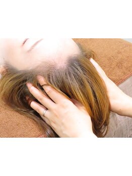 ヘッドスパで癒されたい