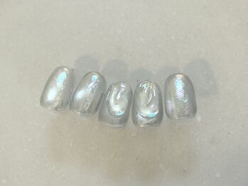 ラクネイル 浦和店(raku nail)/オーロラ×キラキラネイル