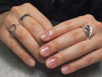 オムネイル 渋谷(HOMME NAIL)/クリアジェル ¥4.400