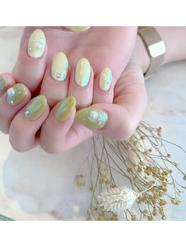 オーロラミラーネイル☆