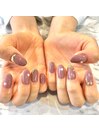 ニュアンスミラーネイル　