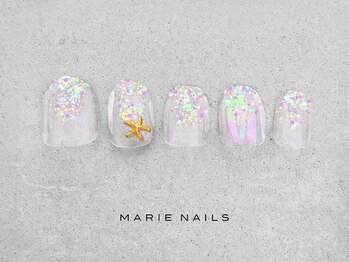 マリー ネイルズ いわきラトブ店(MARIE NAILS)/定額5,500円税込 クリア0818e