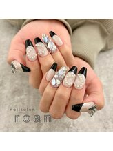 ロアンネイル(roan nail)/フレンチ×きらきら