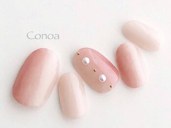 コノア(conoa)/ピンクグラデーションネイル