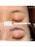 【通常】人気急上昇★眉毛パーマ"HBL"+眉毛Wax(メイク込)　¥7,500