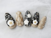 オリ('oli)/チェック柄ネイル