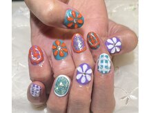 ティアリス(NAIL SALON TIARIS)/個性派ネイル　レトロネイル　