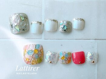 ラティレ 銀座(Lattirer)/夏フット♪ビタミンカラー