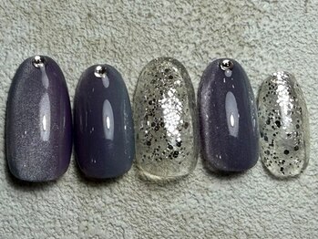 レイネイル 岐阜茜部店(RAY NAIL)/マグネットグラデーション