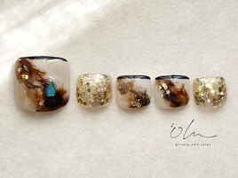 9月フットネイル定額【Nuance】