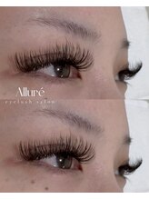 Allure’【マツエク/フラットラッシュ/バインドロック/LED/まつ毛パーマ/眉毛】/フラット×ボリュームmix