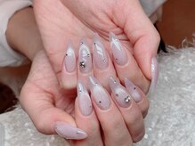 レアネイル 新宿(le'a nail)/冬のシンプルネイル