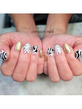 コラソンネイル(corazon nail)/HAND90分コース☆アニマルネイル