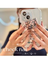 ベルレ(Bellere)/チェックネイル　¥7500