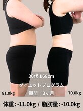 ハナメ(HANAME)/3ヶ月-11.0キロ。30代