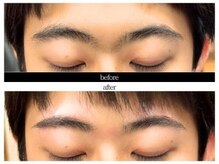 クイックブロウ 柏店(QuickBrow)/before＆after[柏/メンズ眉毛]