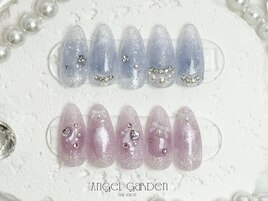 春チークネイル